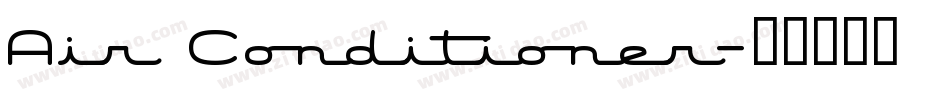 Air Conditioner字体转换